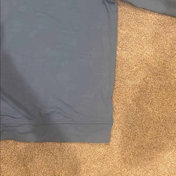 Peter Millar Light Blue Quarter-Zip Pullover - Picture 3 of 7